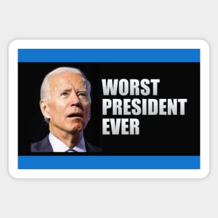 Biden Worst President Ever Sticker